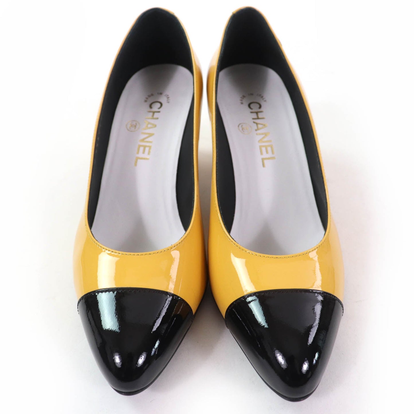 Chanel COCO Mark Patent Leather Pumps