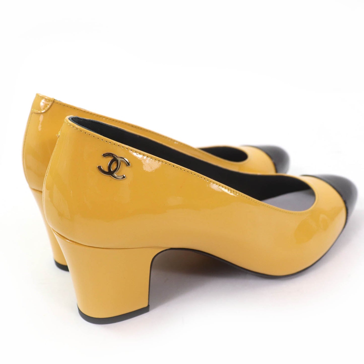 Chanel COCO Mark Patent Leather Pumps