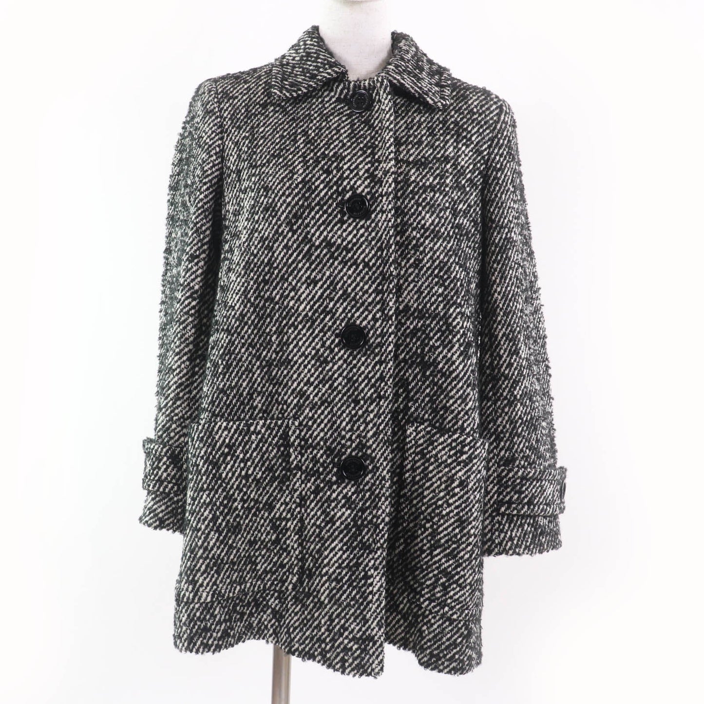 Burberry London Nova check Mohair Wool Coat