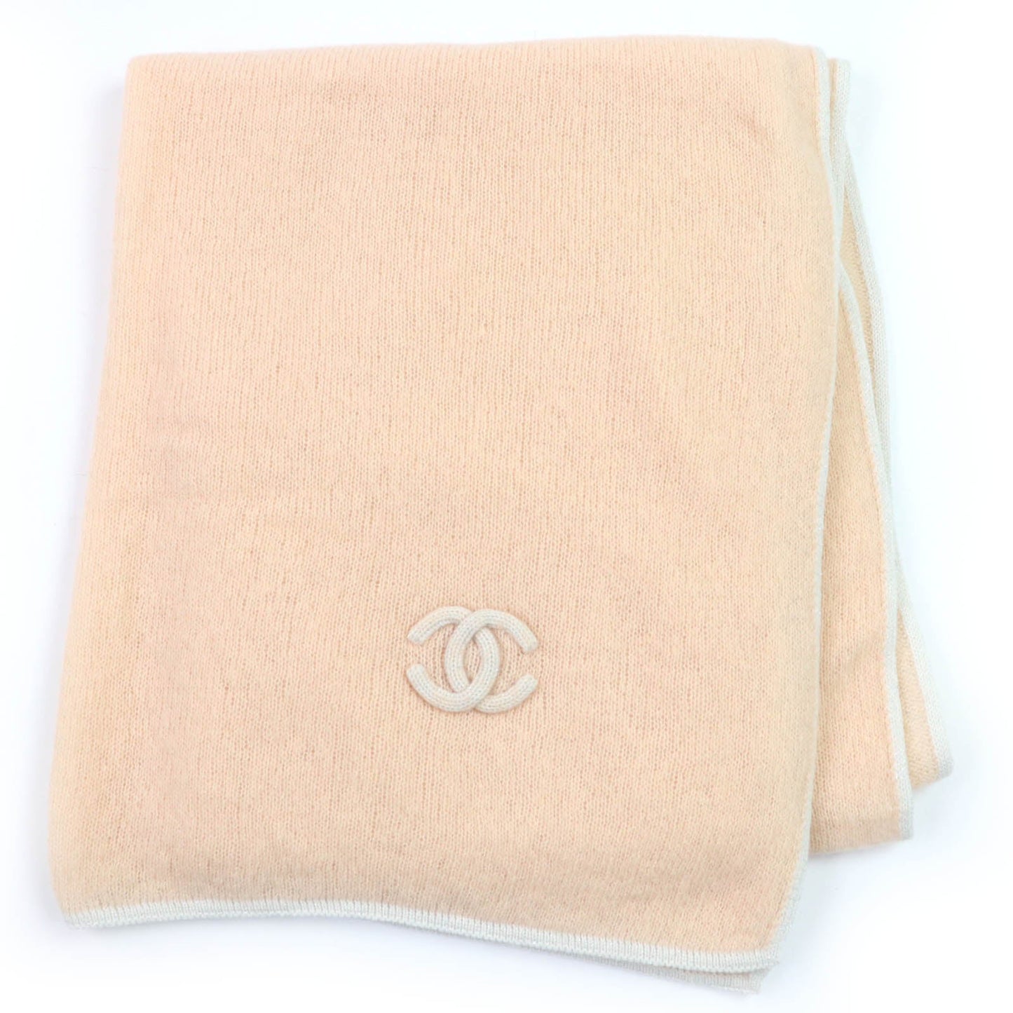 Chanel Cashmere 2way Scarf Gloves Set