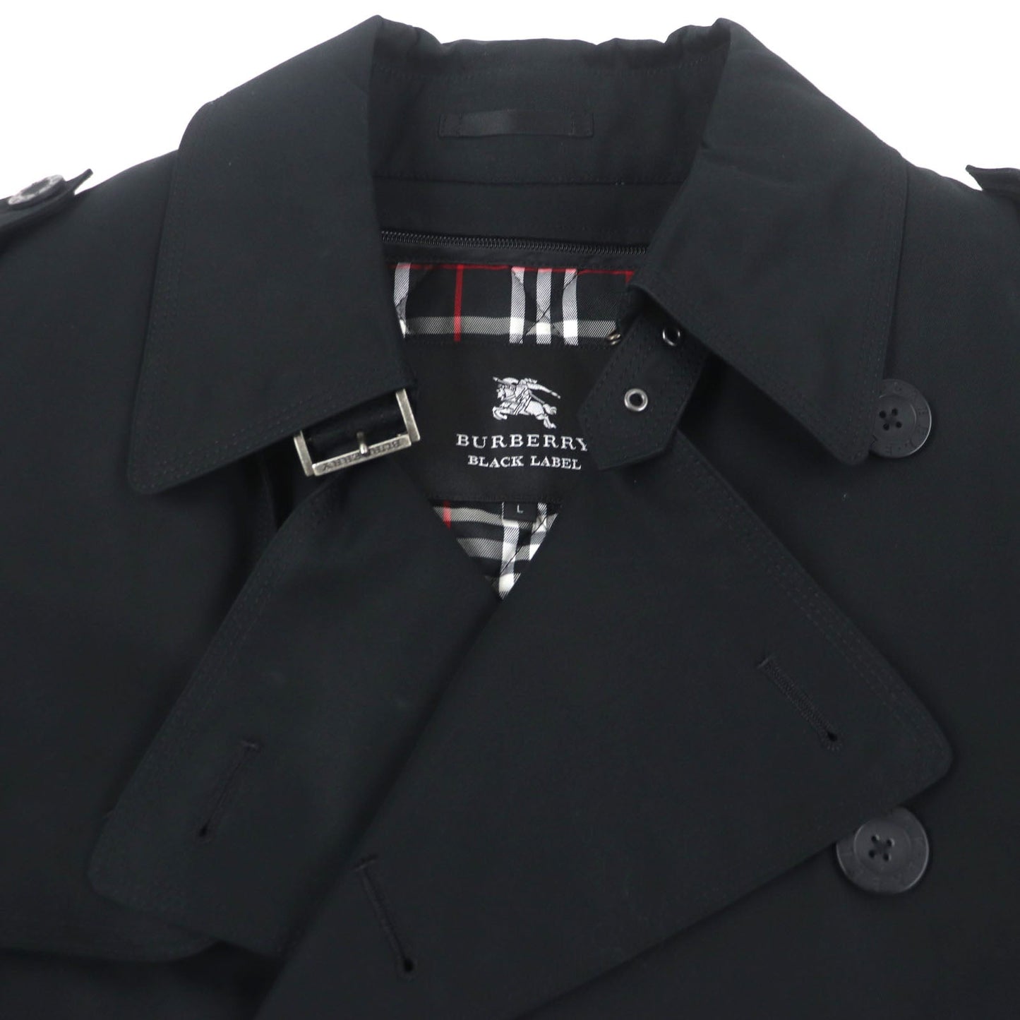 Burberry Black Label Trench Coat Cotton Coat