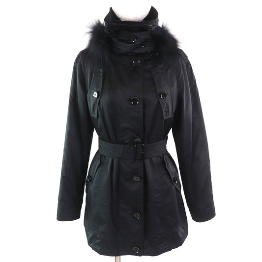 Burberry London Padded Fur Hooded Coat