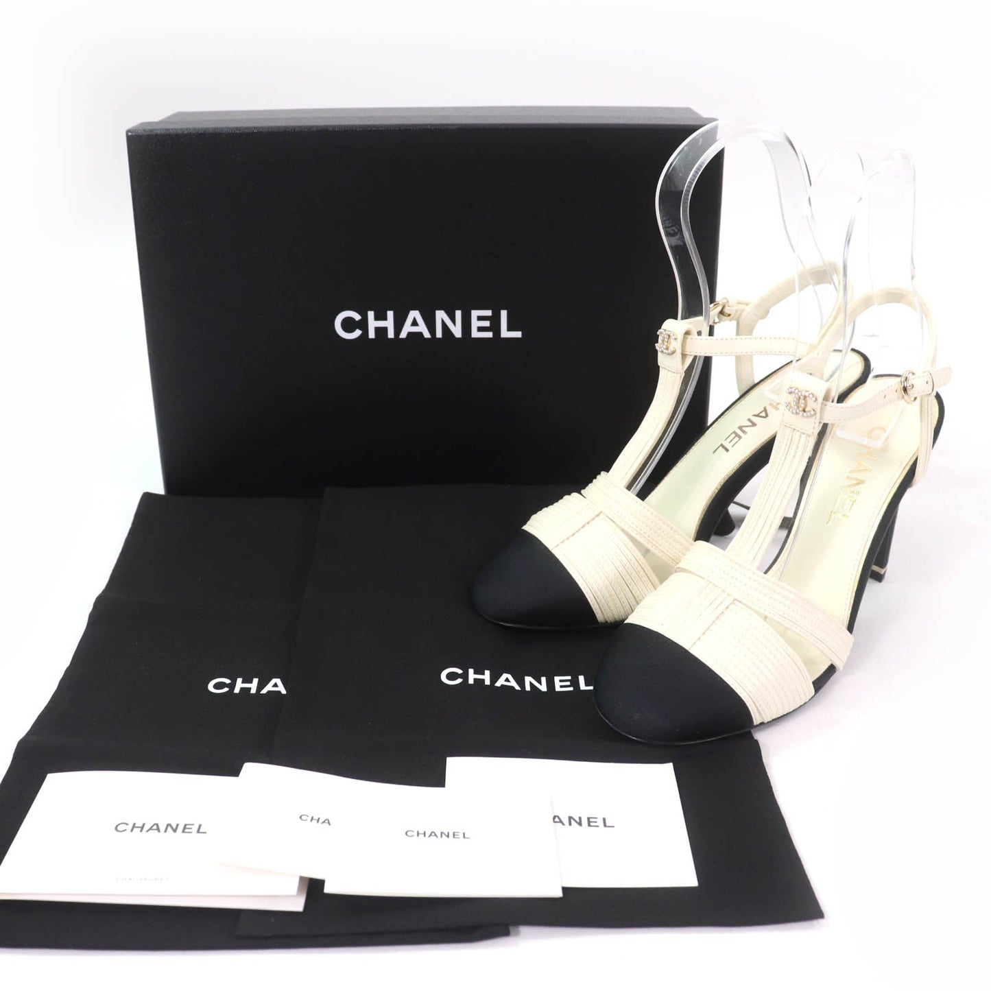 Chanel COCO Mark Leather Sandals