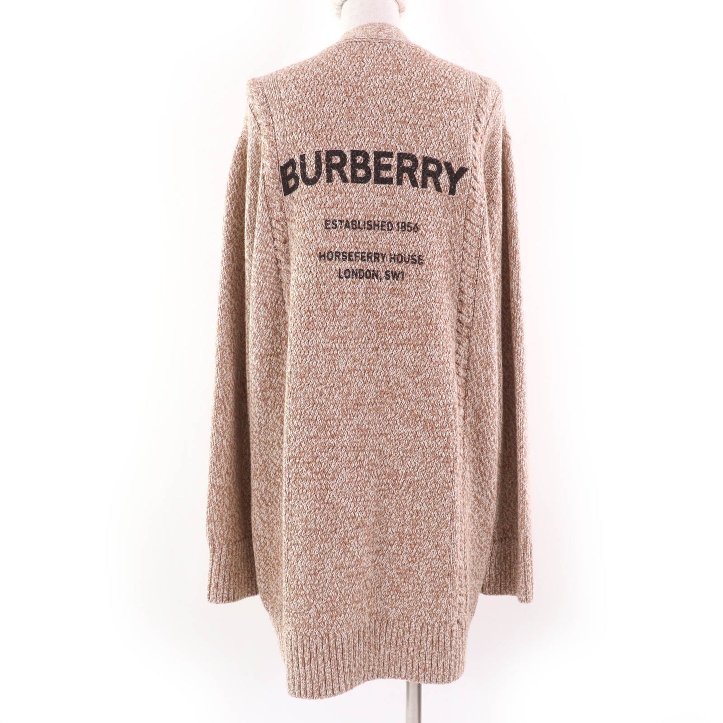 Burberry Horseferry Print Wool Cardigan
