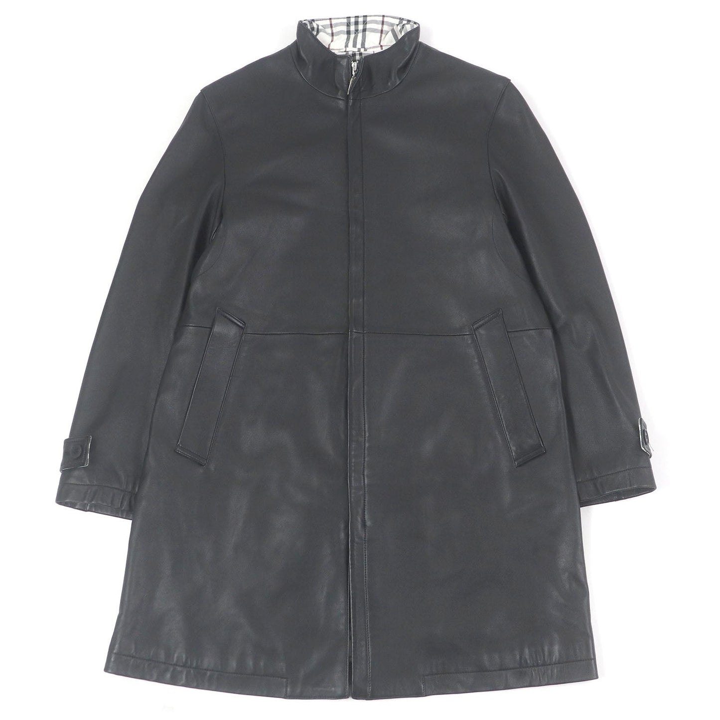 Burberry Black Label Sheep Leather Coat