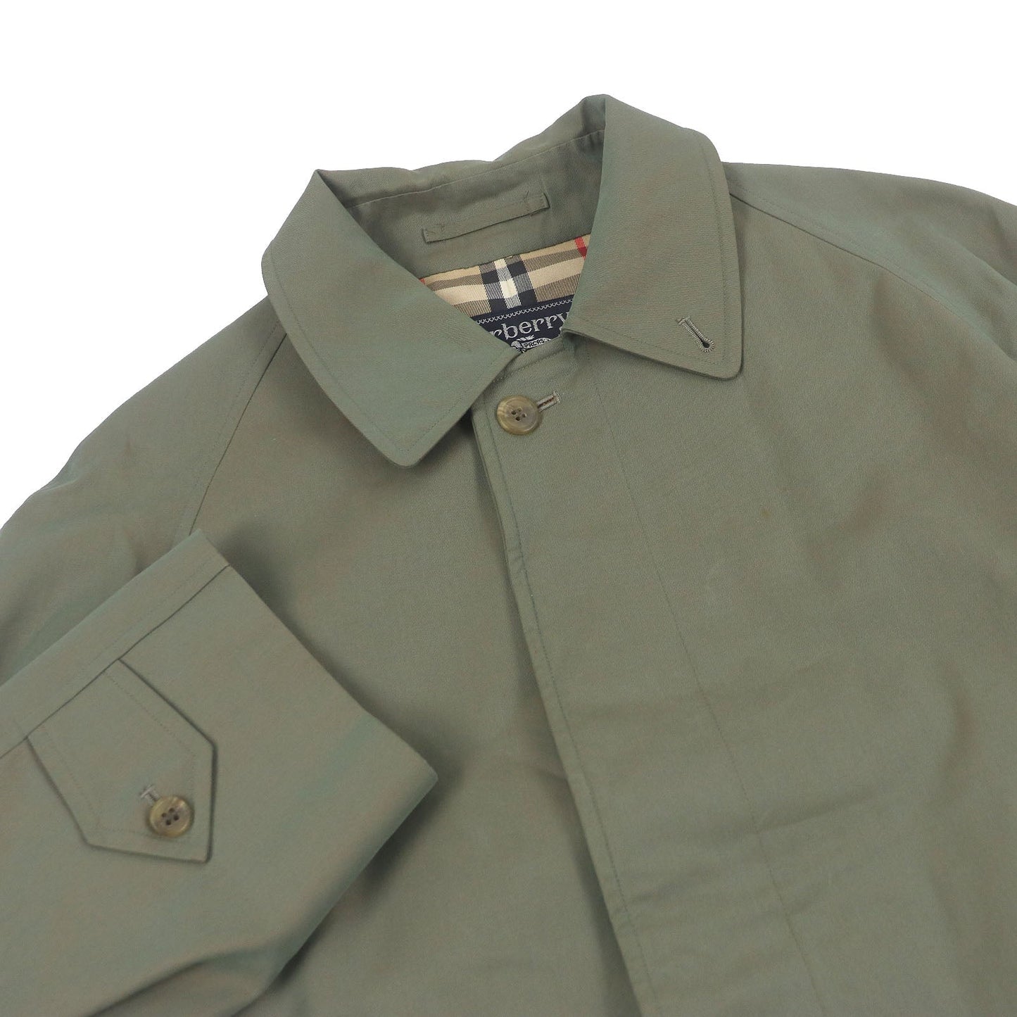 Burberrys Nova check cotton coat