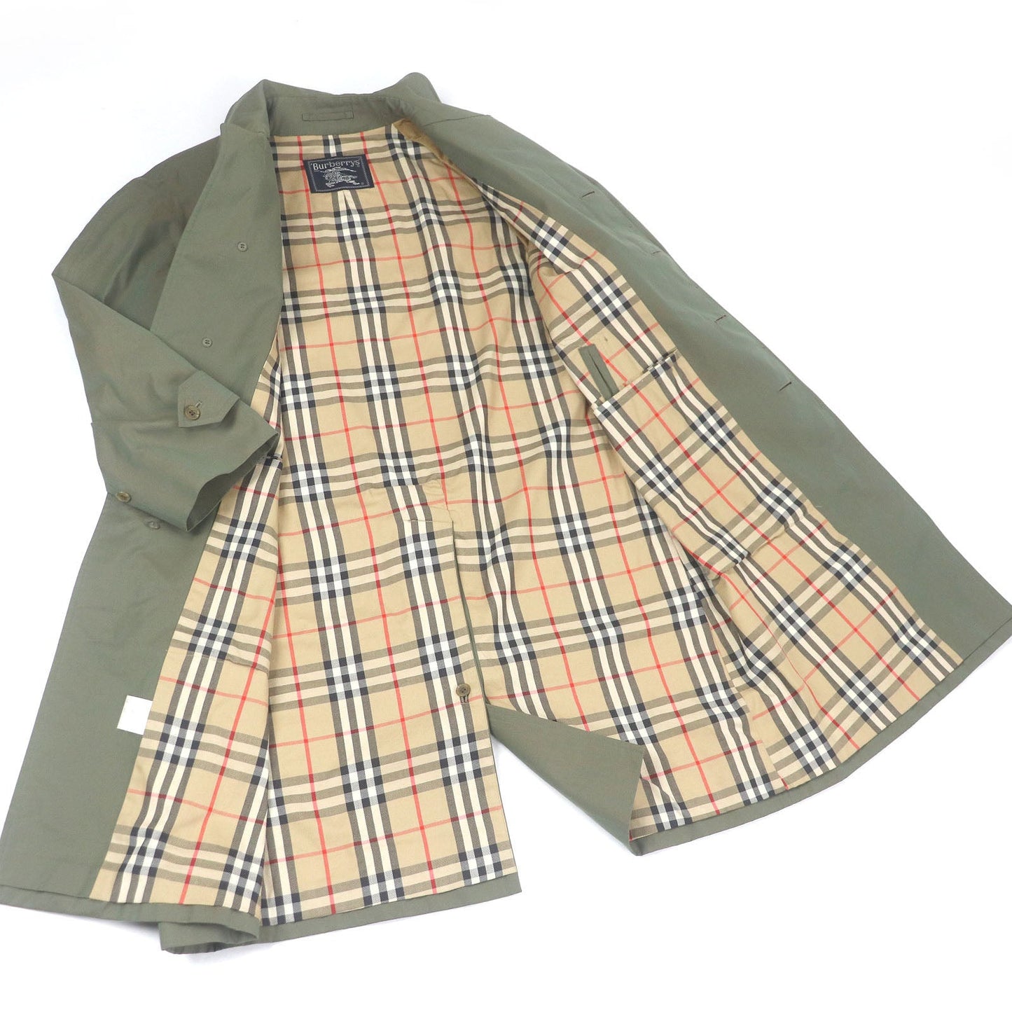 Burberrys Nova check cotton coat