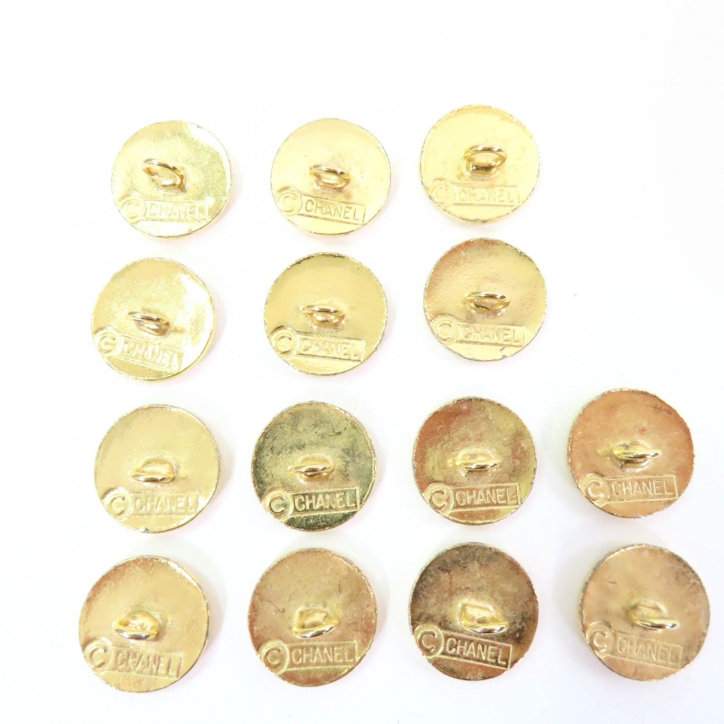 Chanel COCO Mark Metal Button Accessory Set