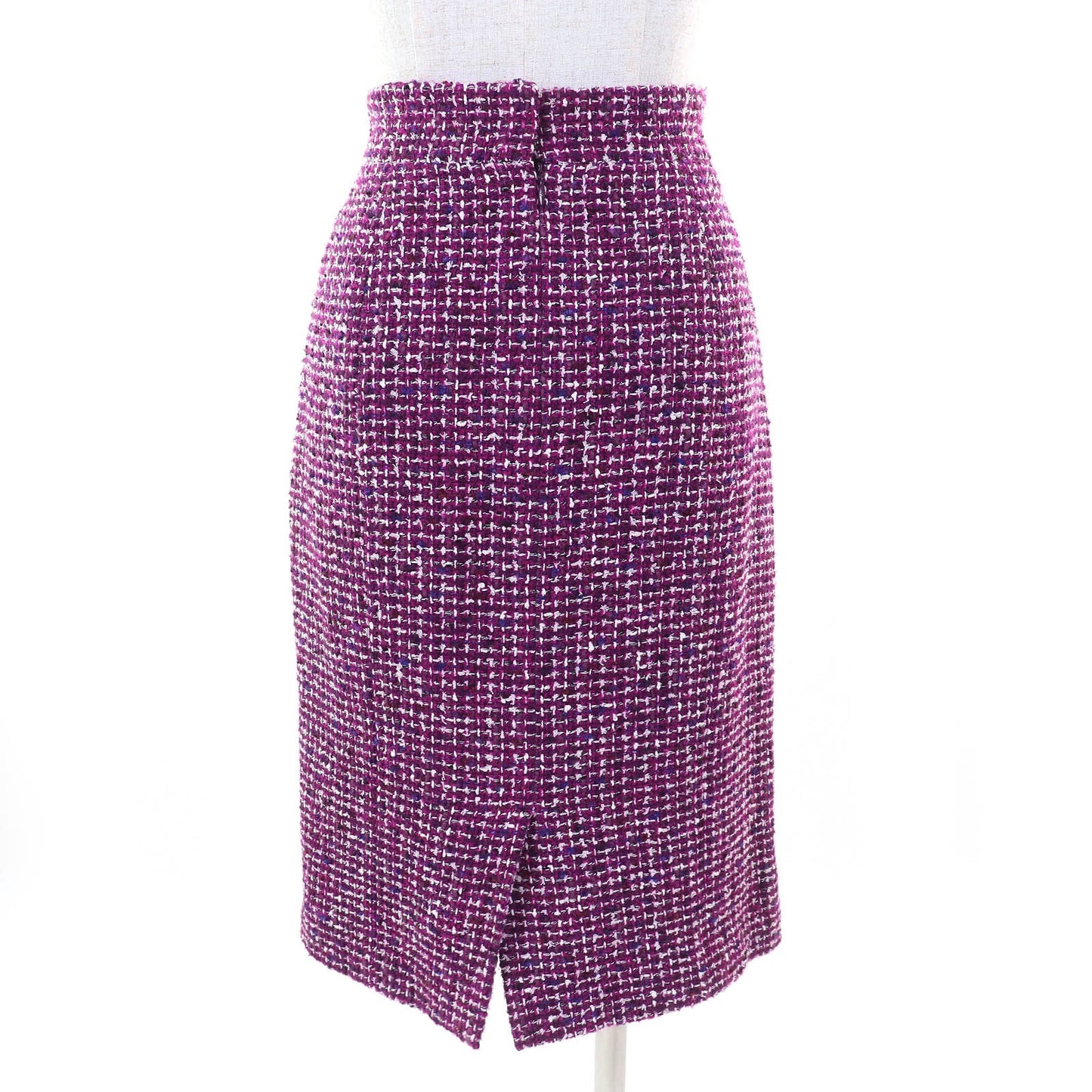 Chanel COCO Mark Plate Cotton Tweed Skirt