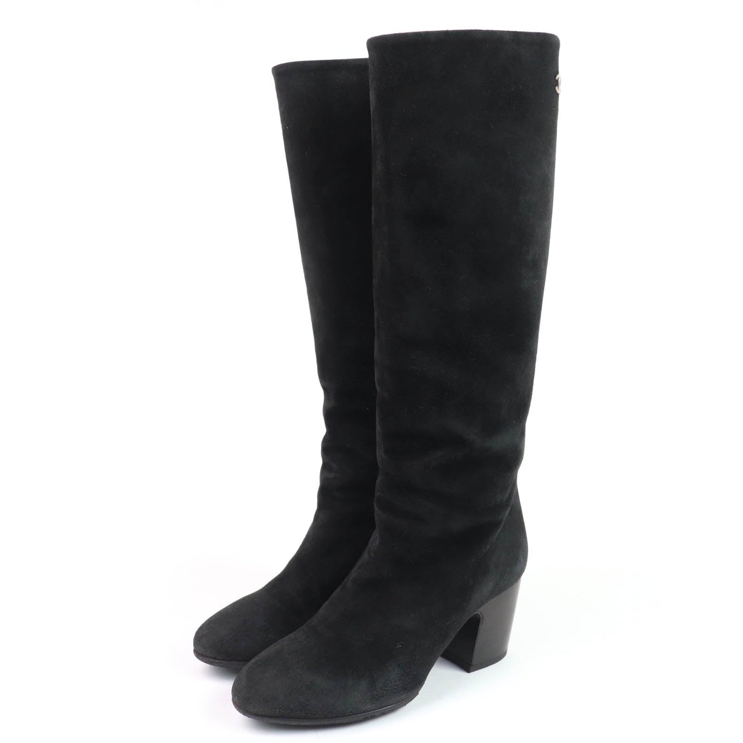Chanel COCO Mark Suede Leather Boots