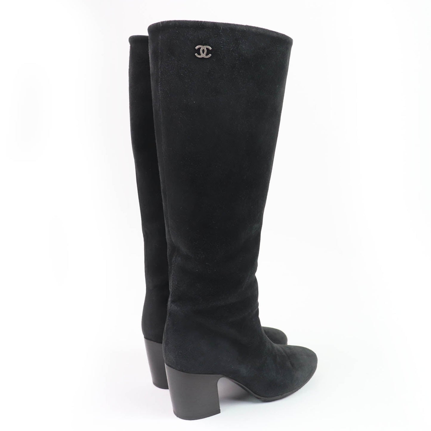 Chanel COCO Mark Suede Leather Boots