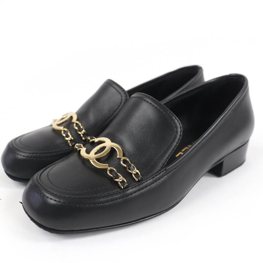 Chanel COCO Mark Leather Loafers