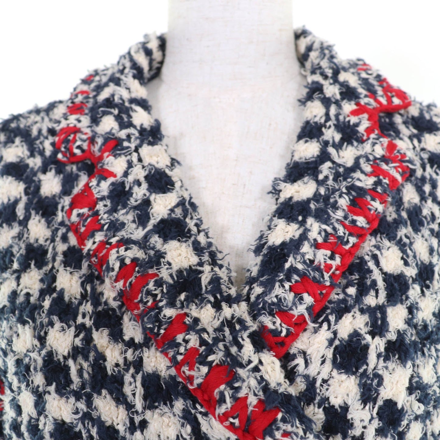 Chanel COCO Button Tweed Linen Jacket