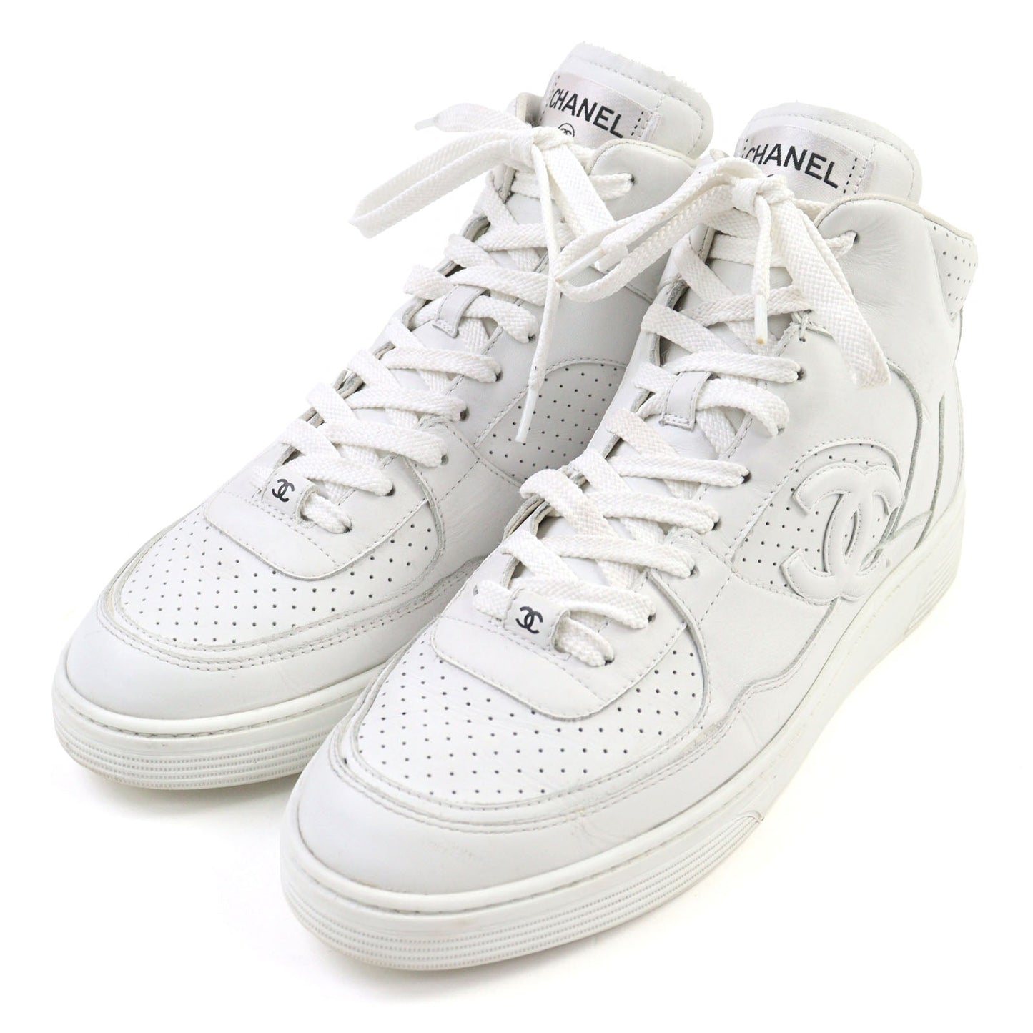 Chanel COCO Mark Leather Sneakers
