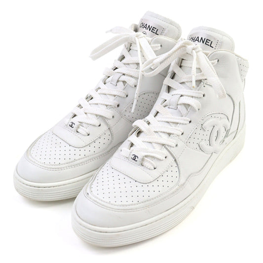 Chanel COCO Mark Leather Sneakers
