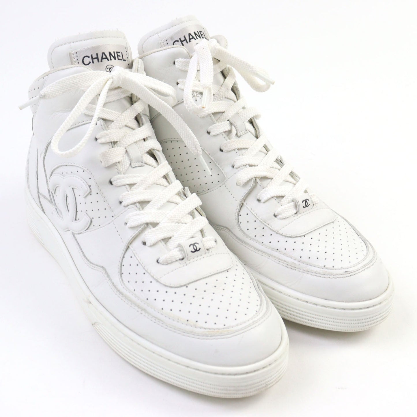 Chanel COCO Mark Leather Sneakers