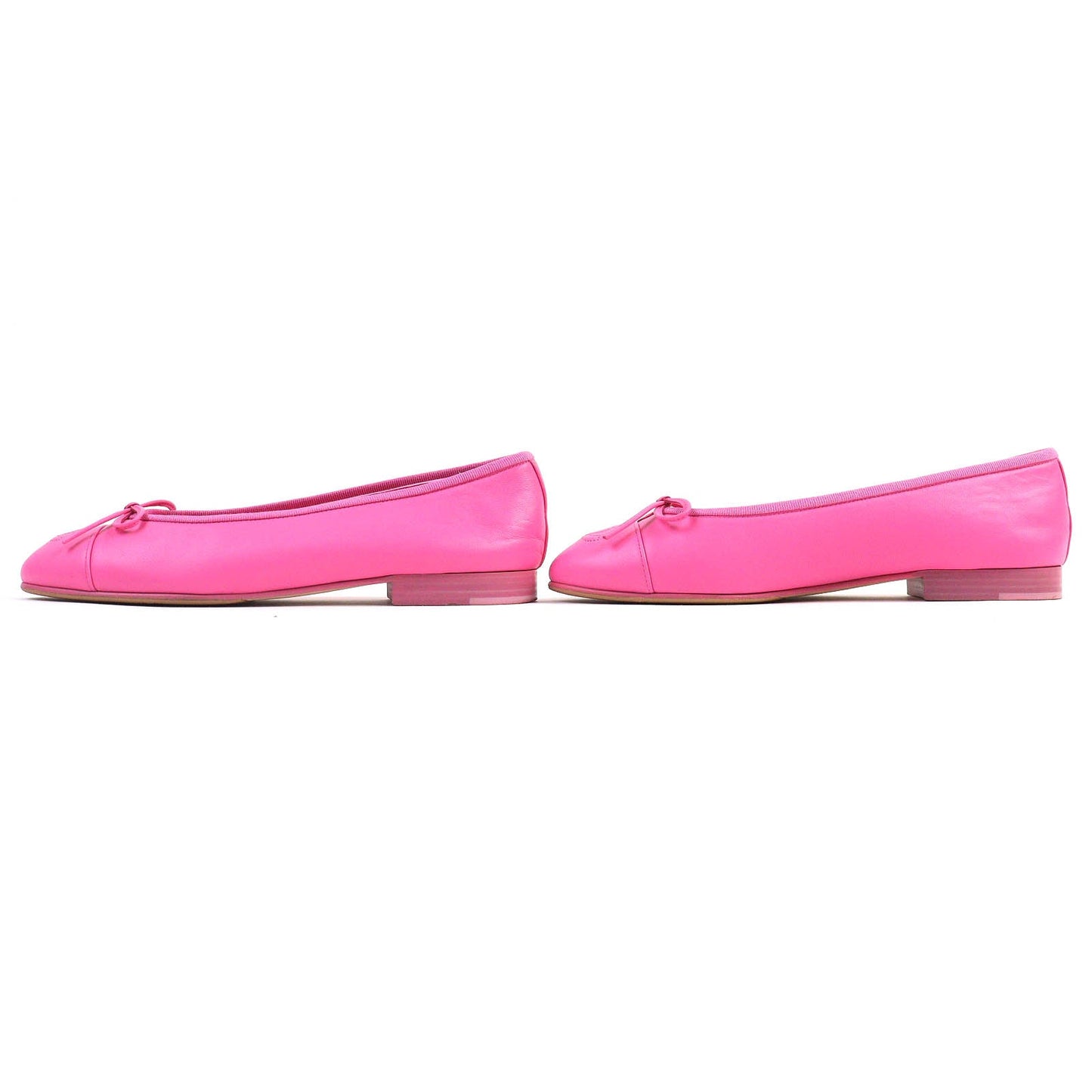 Chanel COCO Mark Ribbon Leather Pumps