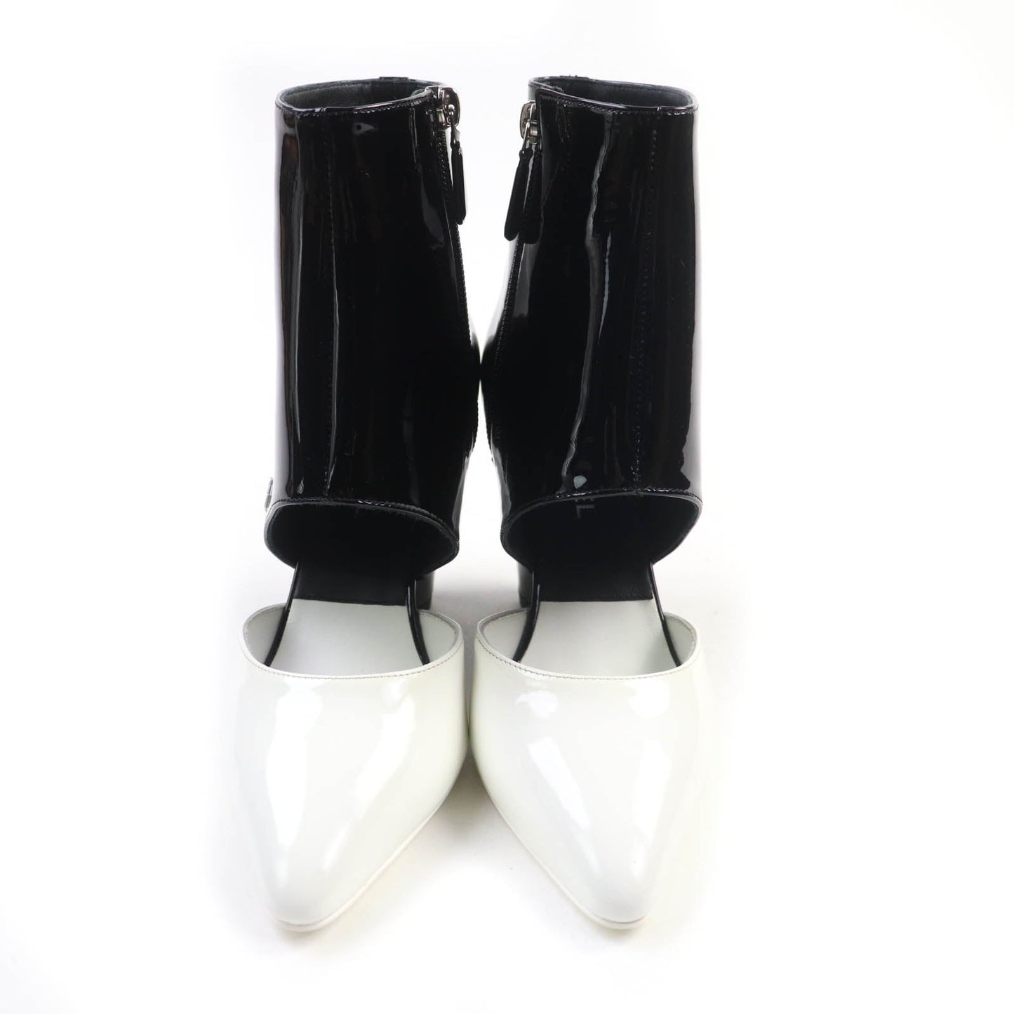 Chanel G35430 Patent Leather Ankle Boots