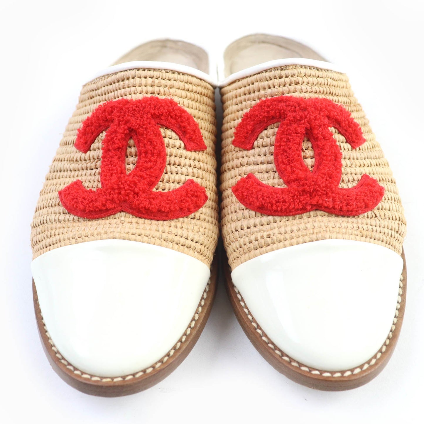 Chanel COCO Mark Espadrilles Flats Sandals