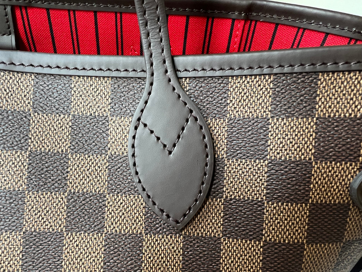 Louis Vuitton Neverfull MM Damier Ebene Cherry Interior (RRP £1,410)