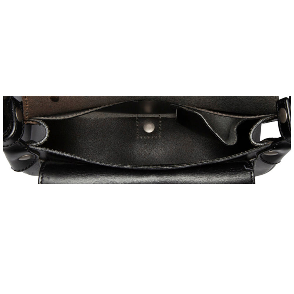 CHANEL Black Coin Medallion Saddle