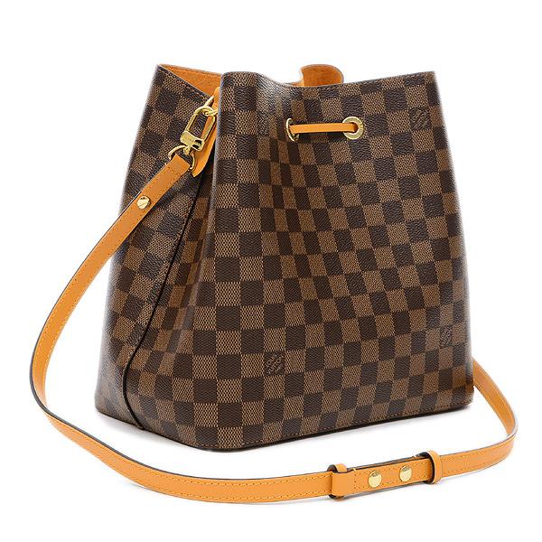 Louis Vuitton NéoNoé Bag Damier Ebene Safran