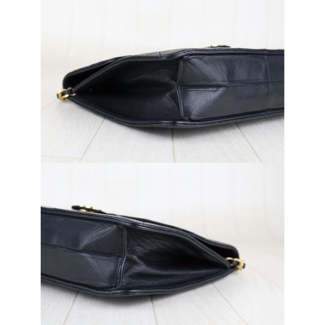 Good ( Rank AB)｜ CHANEL  Lamb Skin Chain CF 25 Shoulder Bag Made in 1997-1999Year ｜H24112501