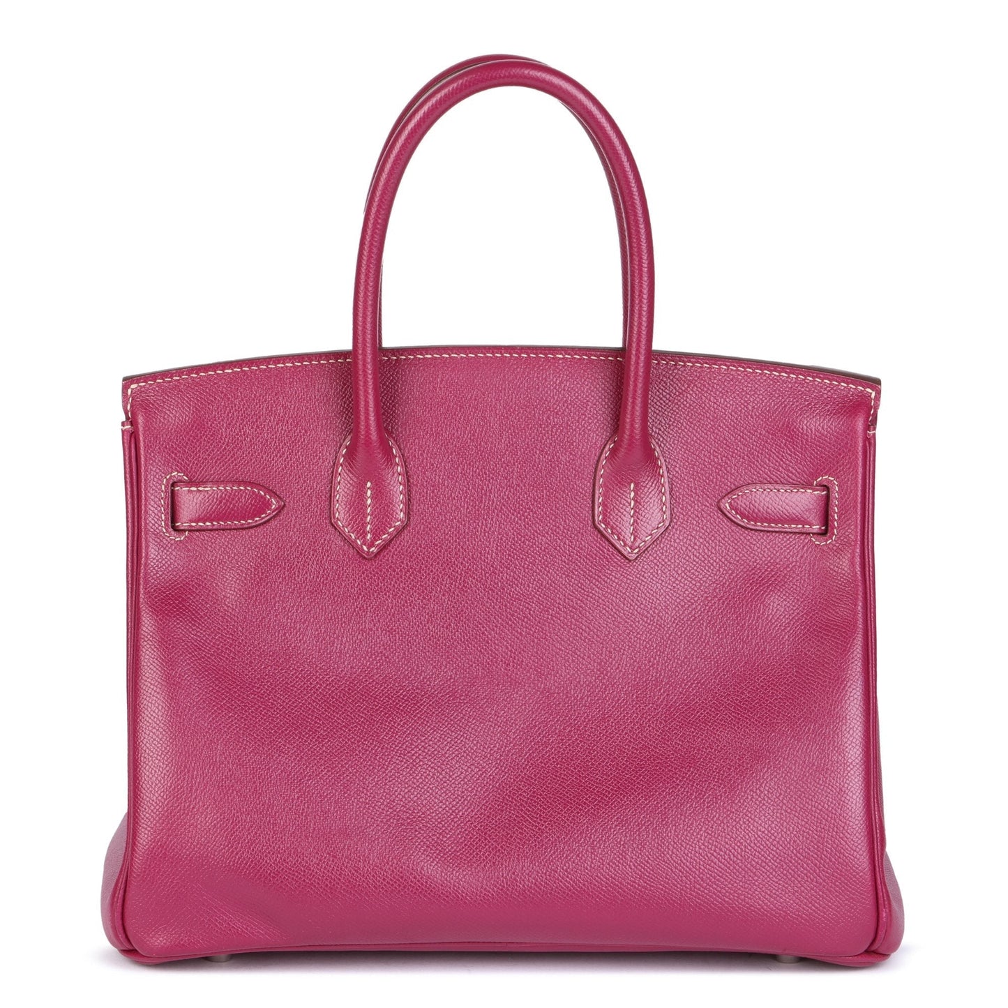 Hermes Tosca & Rose Tyrien Epsom Leather Candy Collection Birkin 30cm Retourne Tote