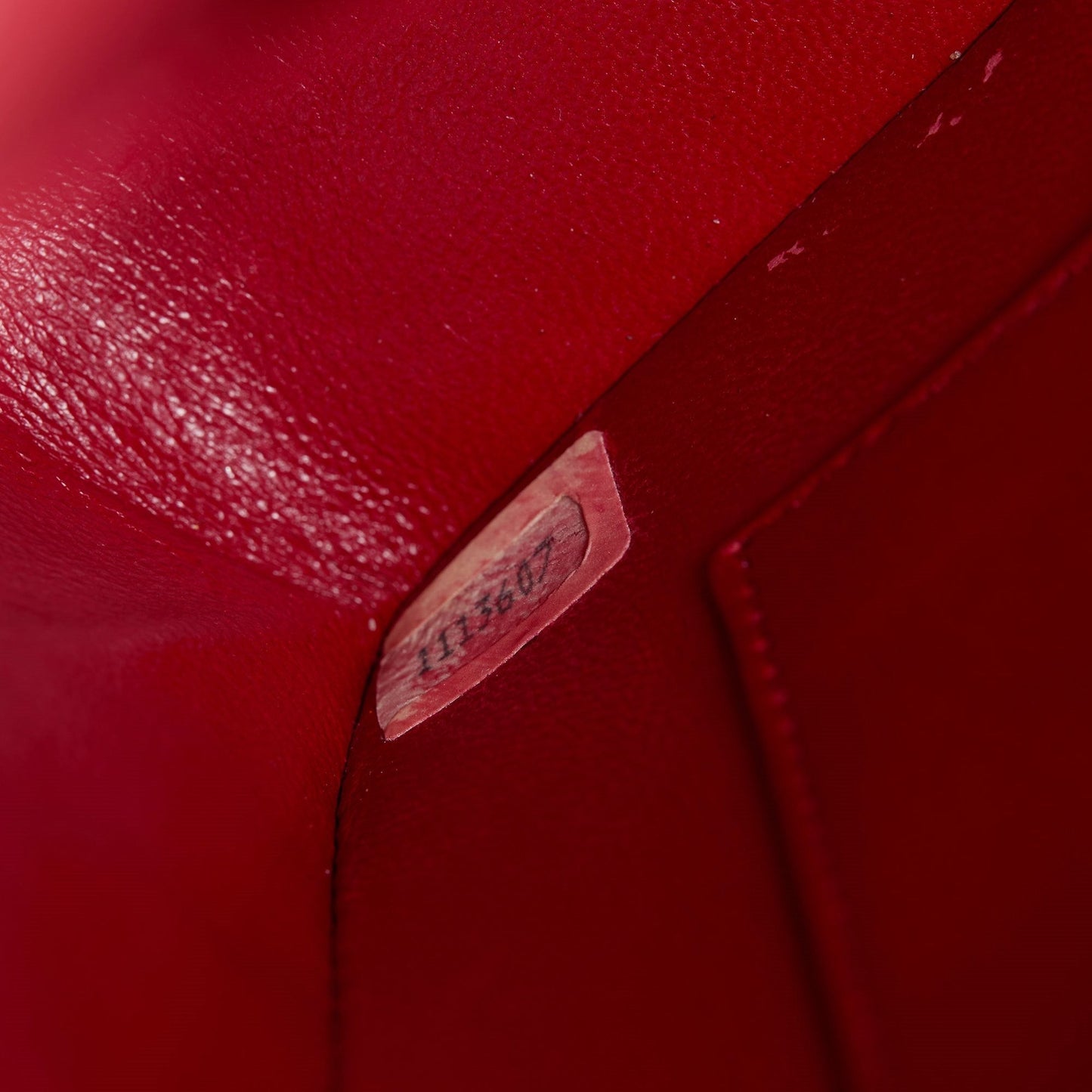 Chanel Red Quilted Lambskin Vintage Classic Shoulder Bag