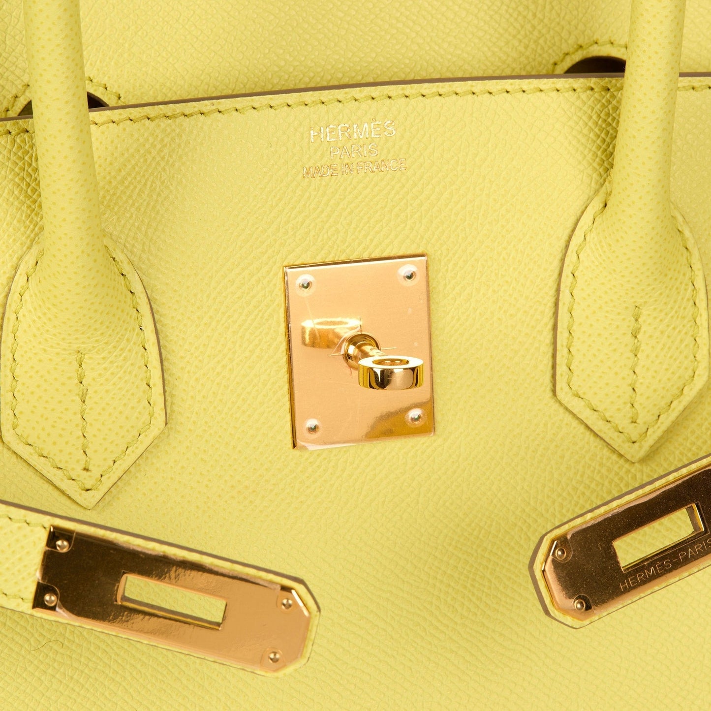 Hermes Soufre Epsom Leather Birkin 35cm Tote
