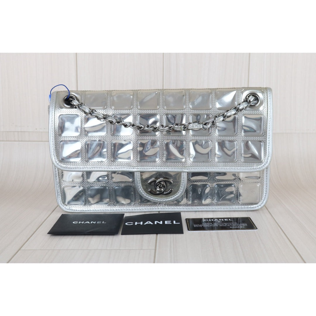 Good ( Rank AB)｜CHANEL Choclate Bar Ice Cubes Chain CF 30 Shoulder Bag Made In 2006～2008Year｜W25052001