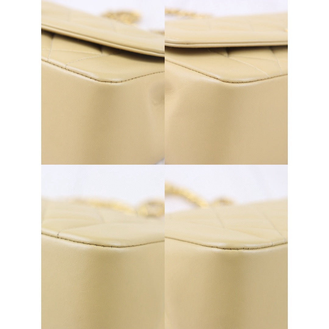 Good ( Rank AB) ｜ CHANEL Matrasse Diana 22 Lamb Skin  Chain Bag Made in 1991-1994Year｜W24082802