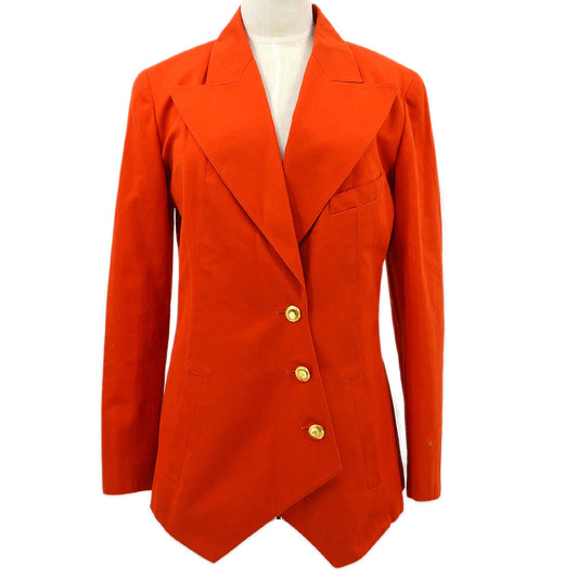 Chanel 1984 off-centre fastening peak lapels blazer #36