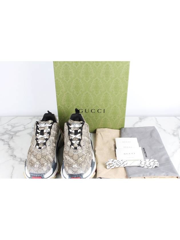 Gucci Luxury Balenciaga  Hacker Triple S Ebony 41 260