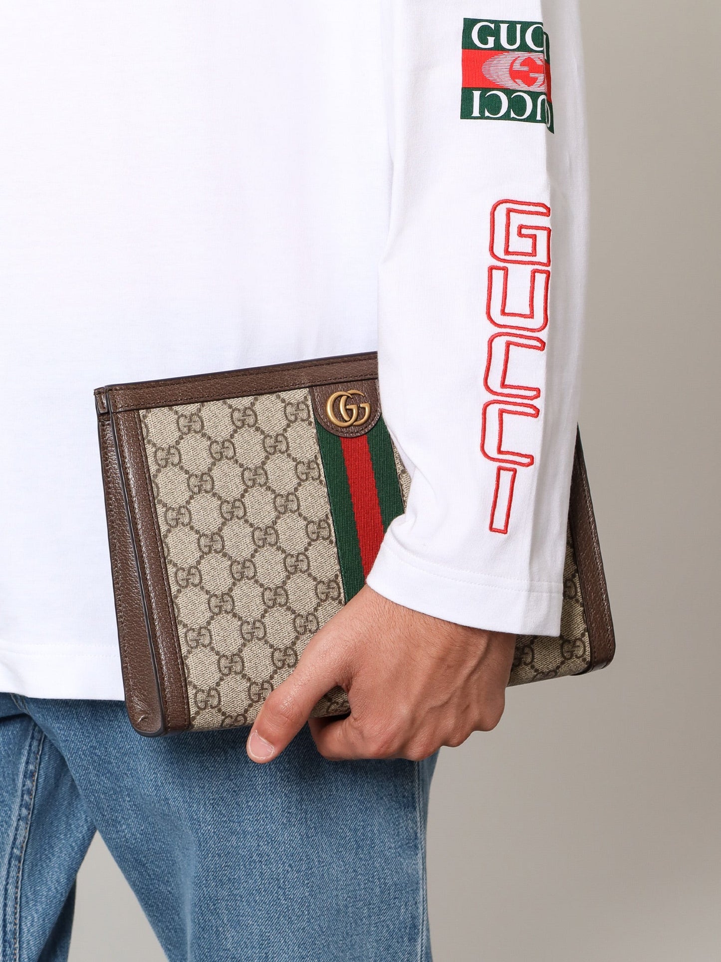 Gucci Man Gucci Man Brown Clutches