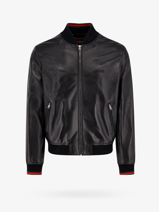 Gucci Man Gucci Man Black Leather Jackets
