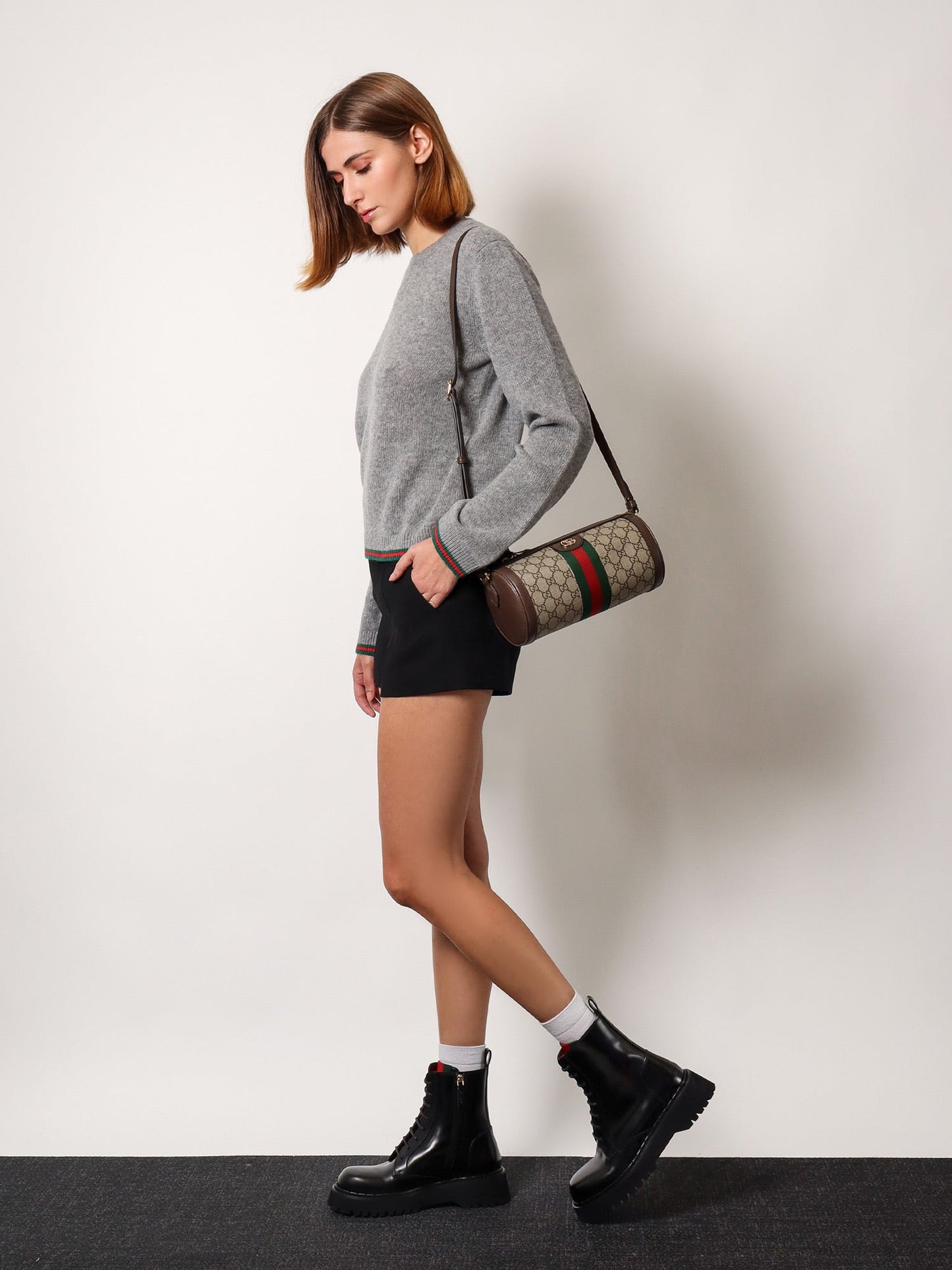 Gucci Woman Gucci Woman Grey Knitwear