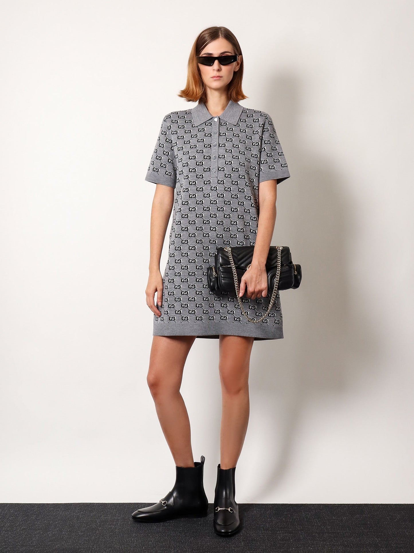 Gucci Woman Gucci Woman Grey Dresses