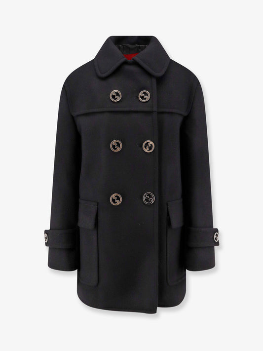 Gucci Woman Gucci Woman Black Coats