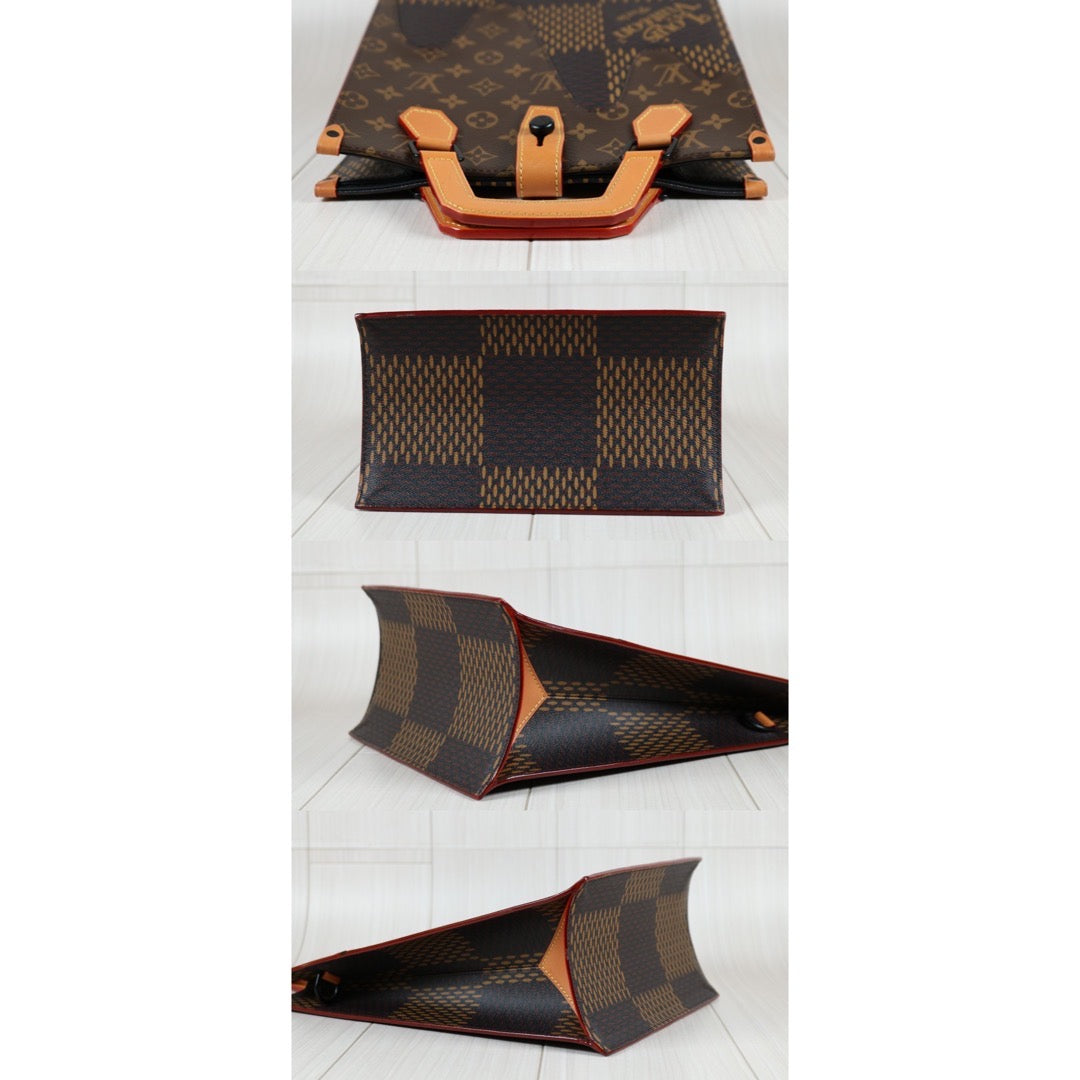 Rank A ｜ LV Monogram Nigo Series Sac Pra MINI Tote Bag Shoulder Bag｜S24050801