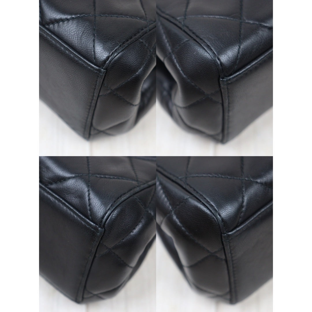 Rank A ｜CHANEL Vintage Lambskin Shoulder Bag Made in 1996-1997 Year｜P24061144