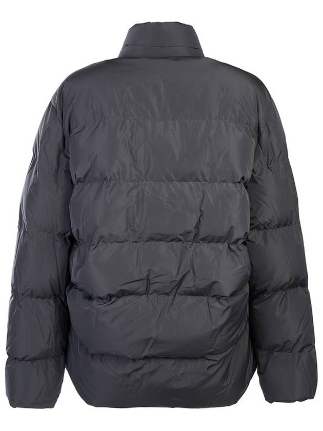 Luxury Balenciaga  Sporty B Logo Point Down Padding Grey