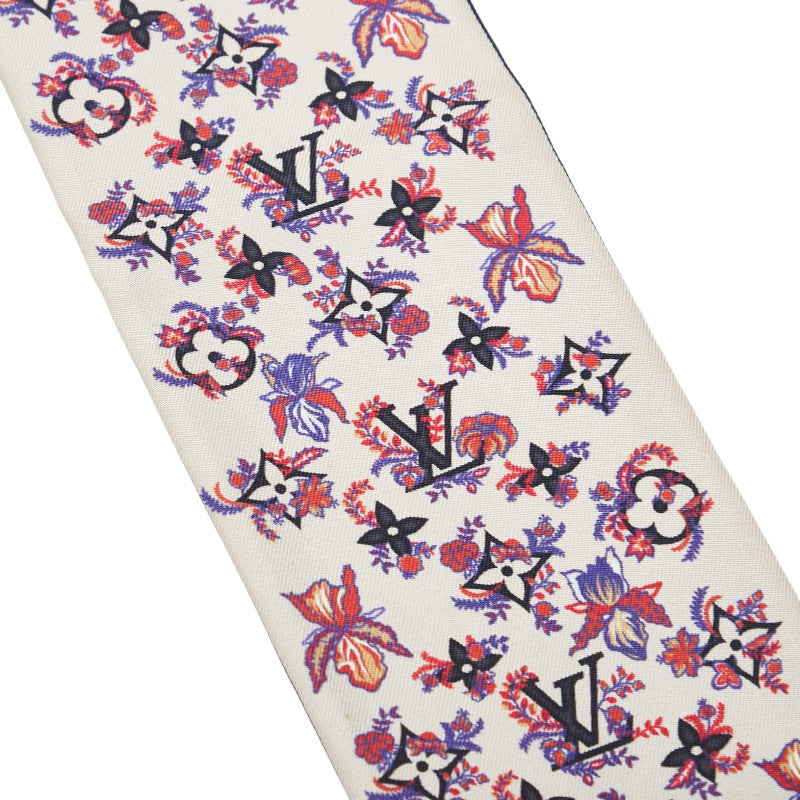 Louis Vuitton Monogram Bandy Randeboo  M76433 Beige Black Silk  Louis Vuitton