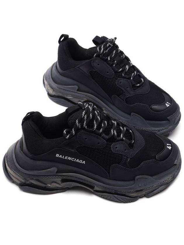 Luxury Balenciaga  Triple S Sneakers Clear Sole Black