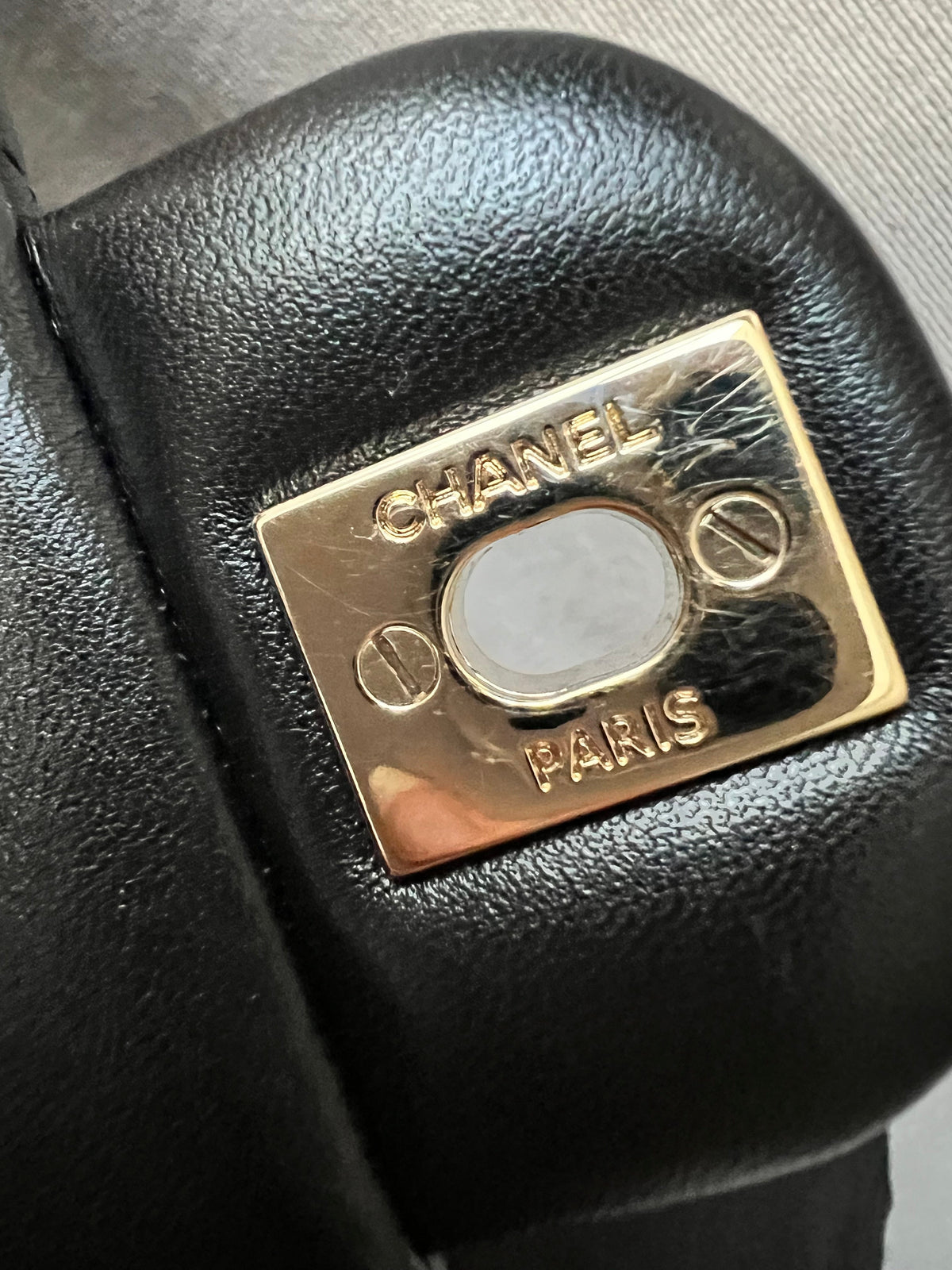 Chanel Mini Rectangular Classic Flap in Black Lambskin