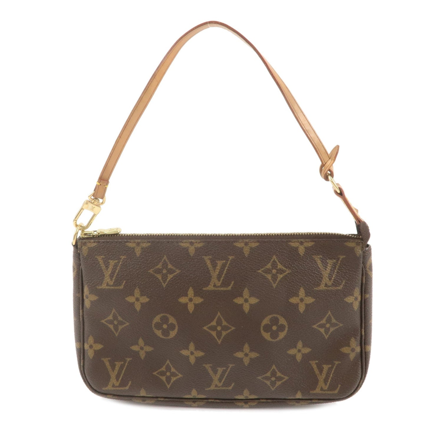 Louis Vuitton Monogram Pochette Accessoires Hand Bag Brown M51980