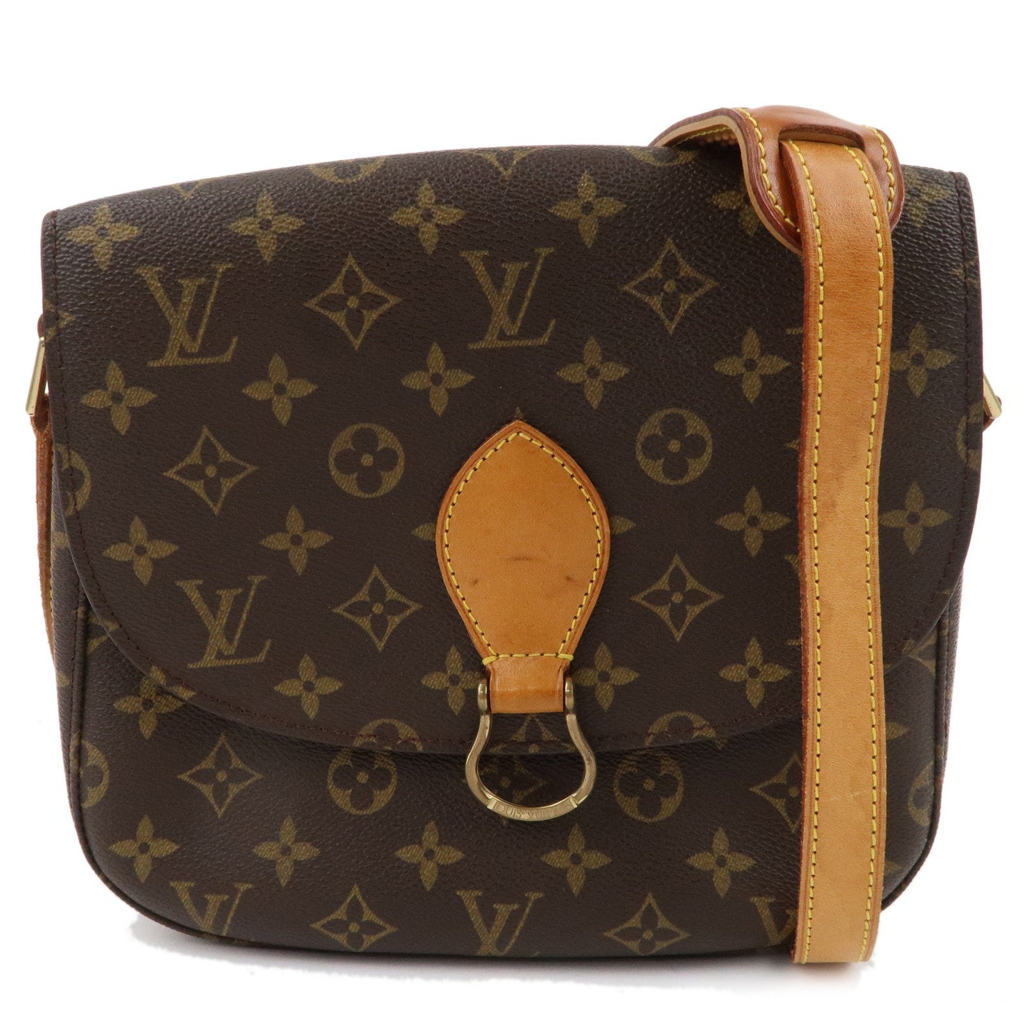 Louis Vuitton Monogram Saint Cloud GM Shoulder Bag Brown M51242