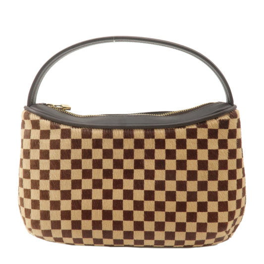Louis Vuitton Damier Sauvage Tiger Hand Bag Brown M92132