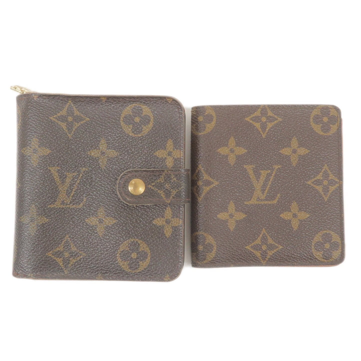 Louis Vuitton Set of 2  Monogram Small Wallet M61667 M60929