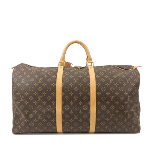 Louis Vuitton Monogram Keep All 60 Boston Bag Brown M41422